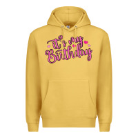 Antique Gold it s my birthday Premium Hoodie - MaliasSmallBusiness