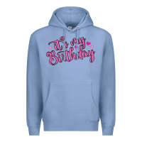 Colony Blue it s my birthday Premium Hoodie - MaliasSmallBusiness