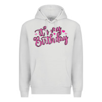 Dove Grey it s my birthday Premium Hoodie - MaliasSmallBusiness
