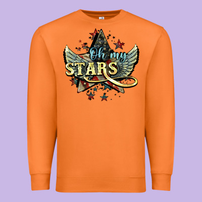 Oh My Stars America Wings Premium Sweatshirt Designed By Nancycooperartshop