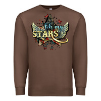 Chestnut oh my stars america wings Premium Sweatshirt - NancyCooperArtShop
