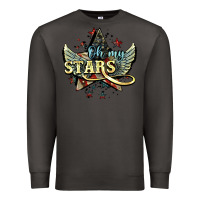 Smoke oh my stars america wings Premium Sweatshirt - NancyCooperArtShop