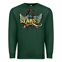 Sports Green oh my stars america wings Premium Sweatshirt - NancyCooperArtShop