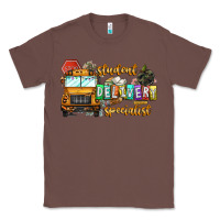 Chestnut Student Delivery Specialist Classic Tee - CowhideDigitalArt