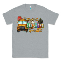 Heather Grey Student Delivery Specialist Classic Tee - CowhideDigitalArt