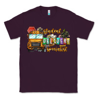 Plum Student Delivery Specialist Classic Tee - CowhideDigitalArt