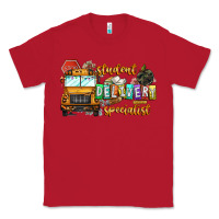 Red Student Delivery Specialist Classic Tee - CowhideDigitalArt