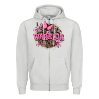 Dove Grey this is what a warrior looks like Zipper Hoodie - AdoDesignShop