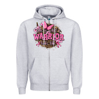 Heather Grey this is what a warrior looks like Zipper Hoodie - AdoDesignShop