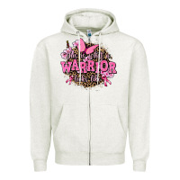 Oatmeal Heather this is what a warrior looks like Zipper Hoodie - AdoDesignShop