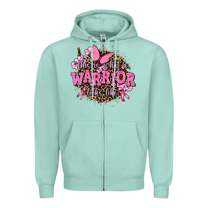 This Is What A Warrior Looks Like Zipper Hoodie by AdoDesignShop | Teevron