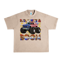 French Oak red white and boom Urban Heavy Tee - texasbilliewilder