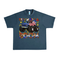 Midnight Navy red white and boom Urban Heavy Tee - texasbilliewilder