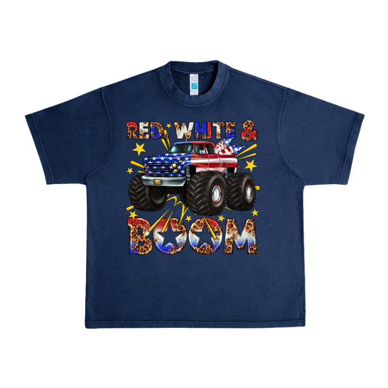 Red White And Boom Urban Heavy Tee by texasbilliewilder | Teevron