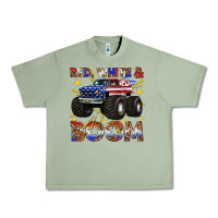 Oil Green red white and boom Urban Heavy Tee - texasbilliewilder