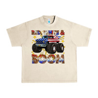 Sandshell red white and boom Urban Heavy Tee - texasbilliewilder