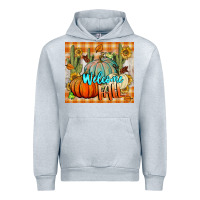 Heather Grey welcome fall tumbler Urban Hoodie - BundleAndBundleShop
