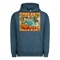 Pigment Midnight Navy welcome fall tumbler Urban Hoodie - BundleAndBundleShop