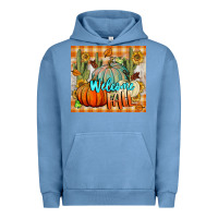 Pigment Pebble Blue welcome fall tumbler Urban Hoodie - BundleAndBundleShop