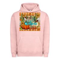 Pigment Salmon welcome fall tumbler Urban Hoodie - BundleAndBundleShop