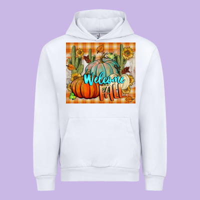 Welcome Fall Tumbler Urban Hoodie Designed By Bundleandbundleshop