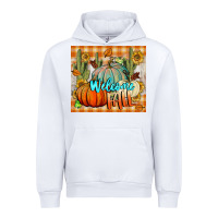 White welcome fall tumbler Urban Hoodie - BundleAndBundleShop