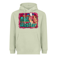 Matcha nail hustler serape leopard background Heavyweight Hoodie - Artiststas