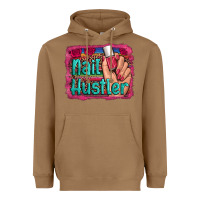 Toasted Coconut nail hustler serape leopard background Heavyweight Hoodie - Artiststas