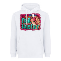 White nail hustler serape leopard background Heavyweight Hoodie - Artiststas