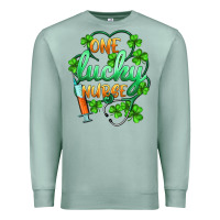 St.patricks One Lucky Nurse Premium Sweatshirt | Teevron