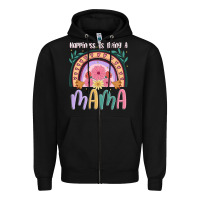 Black happiness is being a mama Zipper Hoodie - JahusDesignShop