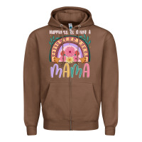 Chestnut happiness is being a mama Zipper Hoodie - JahusDesignShop