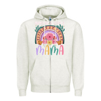 Oatmeal Heather happiness is being a mama Zipper Hoodie - JahusDesignShop