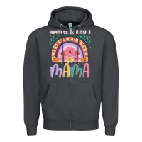 Smoke happiness is being a mama Zipper Hoodie - JahusDesignShop
