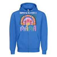 Happiness Is Being A Mama Zipper Hoodie | Teevron