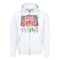 White happiness is being a mama Zipper Hoodie - JahusDesignShop