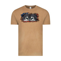 Vintage Camel Wolf eyes american flag Vintage Tee - RanaPortraitStore