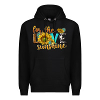 Black for the love sunshine Premium Hoodie - NancyCooperArtShop