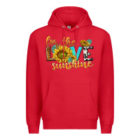 Red for the love sunshine Premium Hoodie - NancyCooperArtShop