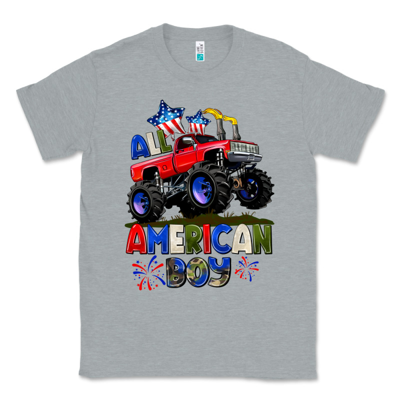 All American Boy 4th July Classic Tee by CowGirlArtShop | Teevron