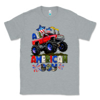 Heather Grey All American Boy 4th july Classic Tee - CowGirlArtShop