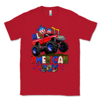 Red All American Boy 4th july Classic Tee - CowGirlArtShop