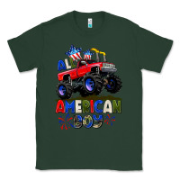 Sports Green All American Boy 4th july Classic Tee - CowGirlArtShop
