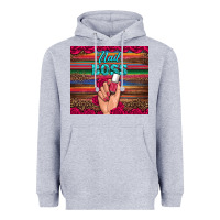Heather Grey nail boss Heavyweight Hoodie - Artiststas