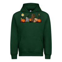 Forest Green headstone and coffin lebbey glass Urban Hoodie - BundleAndBundleShop