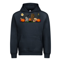 Navy headstone and coffin lebbey glass Urban Hoodie - BundleAndBundleShop
