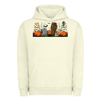 Pigment Pistachio headstone and coffin lebbey glass Urban Hoodie - BundleAndBundleShop