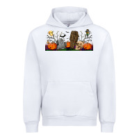 White headstone and coffin lebbey glass Urban Hoodie - BundleAndBundleShop