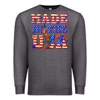 Charcoal Heather made in the usa Premium Sweatshirt - NancyCooperArtShop