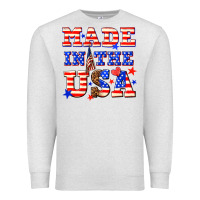 Oatmeal Heather made in the usa Premium Sweatshirt - NancyCooperArtShop